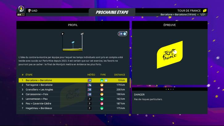 Tour de France 2026 Steam Key screenshot from the video game thumbnail 8