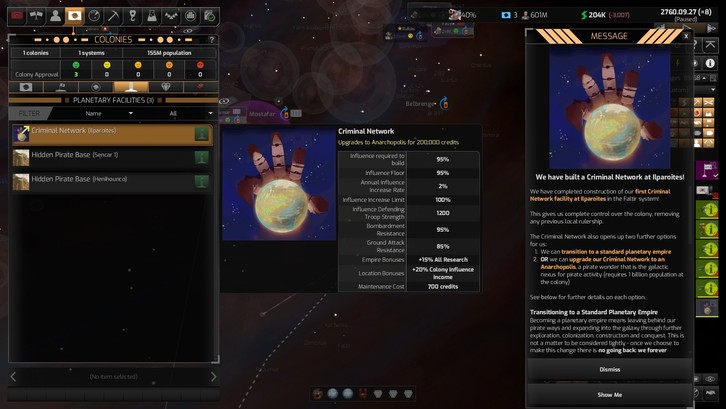 Distant Worlds 2: Shadows Rising Steam Key screenshot from the video game thumbnail 5