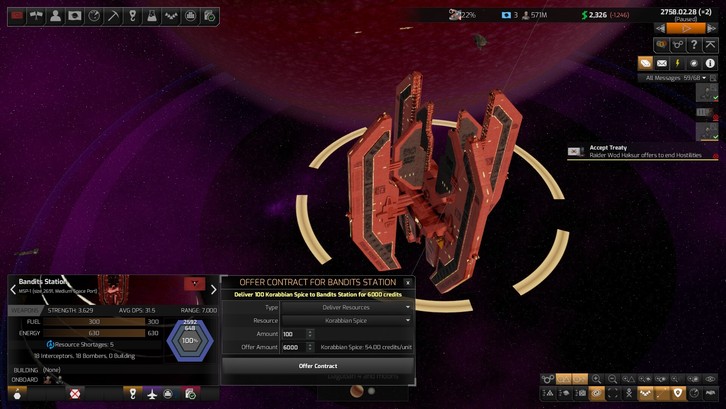 Distant Worlds 2: Shadows Rising Steam Key screenshot from the video game thumbnail 6
