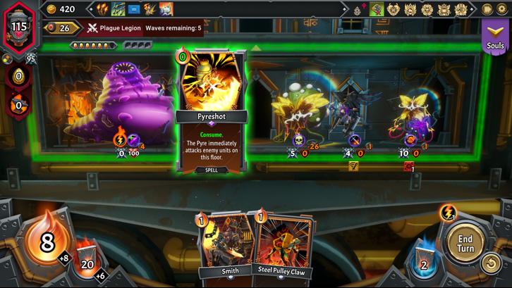 Monster Train 2: Destiny of the Railforged Steam Key screenshot from the video game thumbnail 5