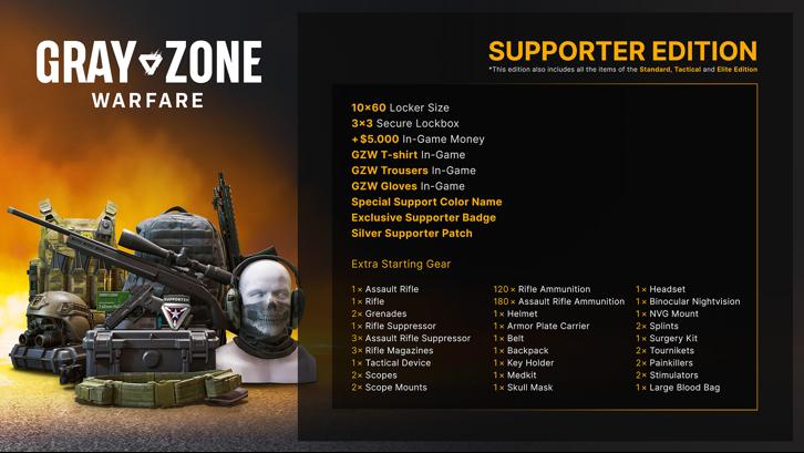 Gray Zone Warfare - Supporter Edition Bundle Steam Key screenshot from the video game thumbnail 7