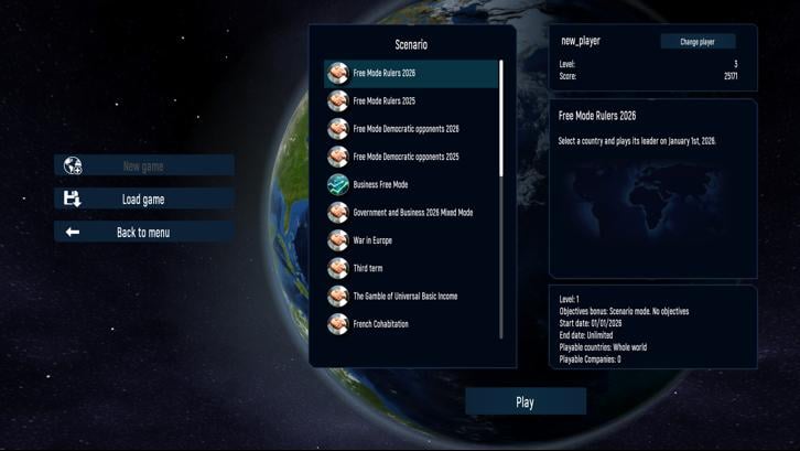 Geo-Political Simulator 2026 Edition image