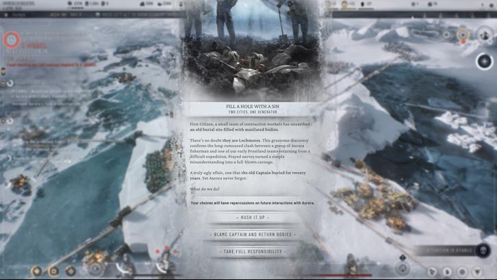Frostpunk 2: Breach of Trust Steam Key screenshot from the video game thumbnail 5