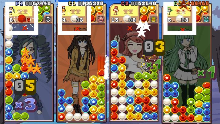 Raining Blobs Steam Key screenshot from the video game thumbnail 2