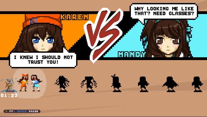 Raining Blobs Steam Key screenshot from the video game thumbnail 6