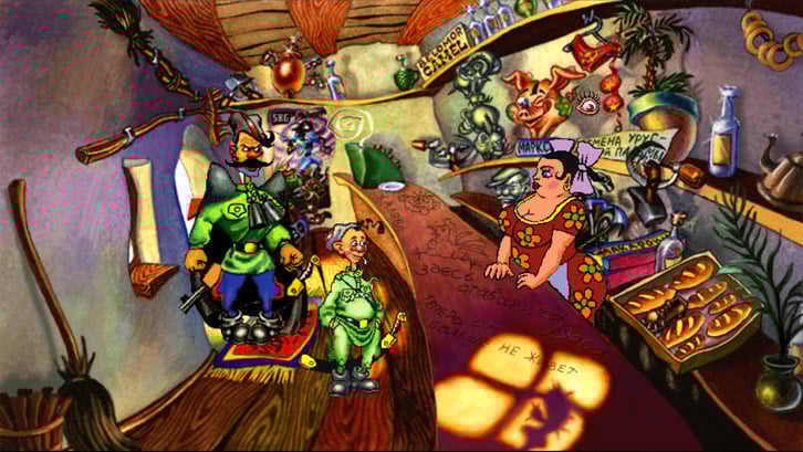 Red Comrades Save the Galaxy: Reloaded Steam Key screenshot from the video game thumbnail 5