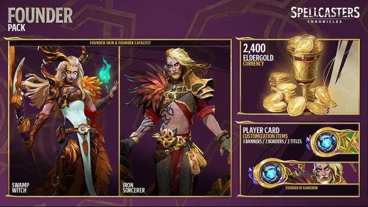 Spellcasters Chronicles - Founders Pack - Early Access Steam Key screenshot from the video game thumbnail 3