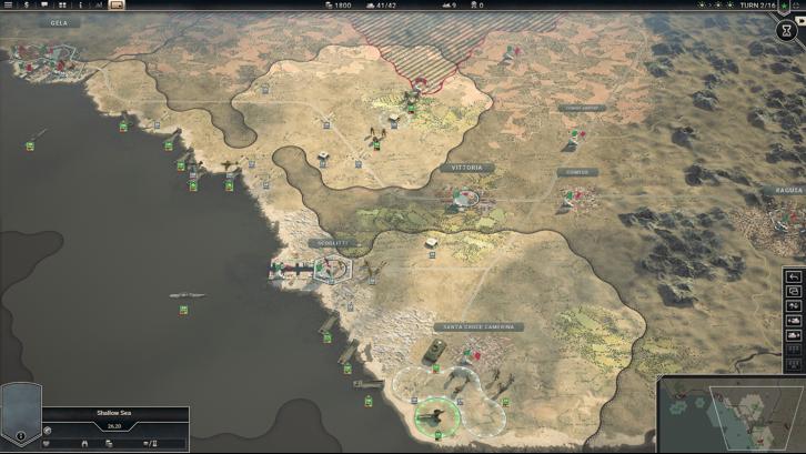 Panzer Corps 2: Allied Operations - Italy: Vol.1 Steam Key screenshot from the video game thumbnail 2