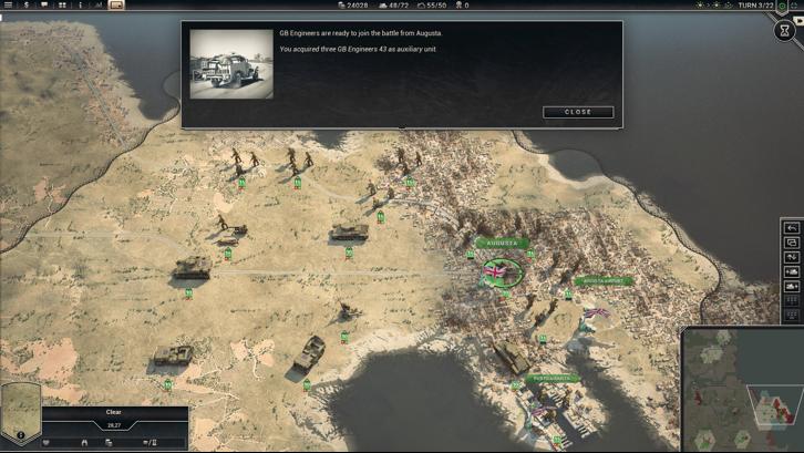 Panzer Corps 2: Allied Operations - Italy: Vol.1 Steam Key screenshot from the video game thumbnail 3