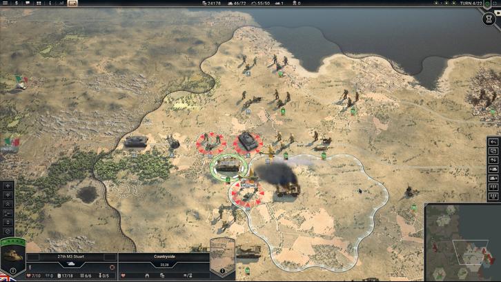 Panzer Corps 2: Allied Operations - Italy: Vol.1 Steam Key screenshot from the video game thumbnail 7