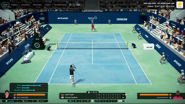 Tennis Manager 26 Steam Key screenshot from the video game thumbnail 4