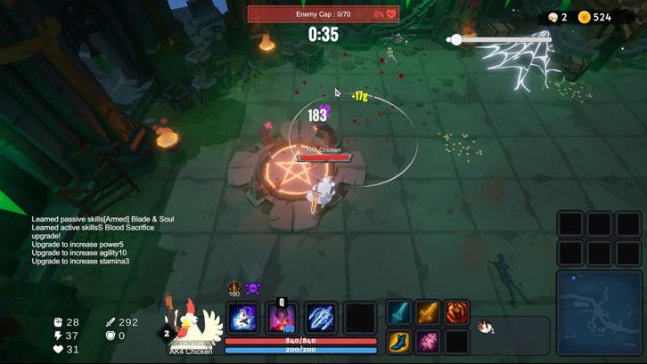 Dungeon Brawls Steam Key screenshot from the video game thumbnail 3