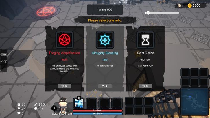 Dungeon Brawls Steam Key screenshot from the video game thumbnail 7