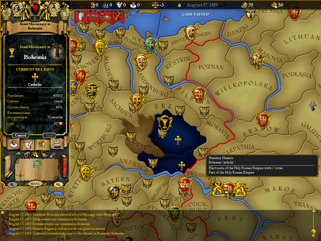 For The Glory: A Europa Universalis Game image