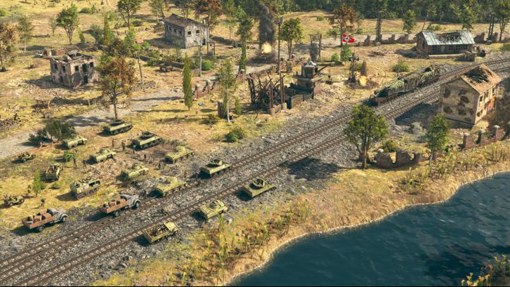 Sudden Strike 5 - France: Road to Liberation Steam Key screenshot from the video game thumbnail 9