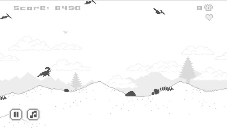 Dino Jump Deluxe Steam Key screenshot from the video game thumbnail 3