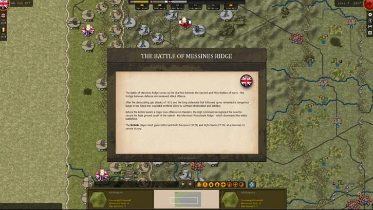 Strategic Command: World War I - Battles for Ypres Steam Key screenshot from the video game thumbnail 2