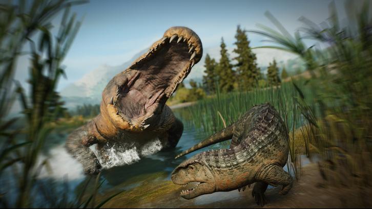 Jurassic World Evolution 3: Crocodilia Coast Steam Key screenshot from the video game thumbnail 2
