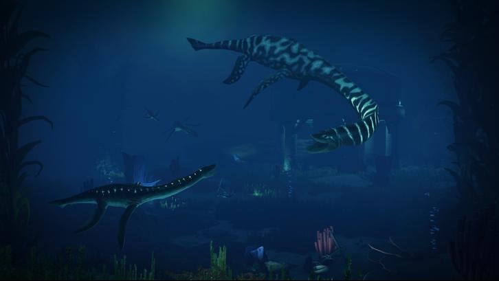 Jurassic World Evolution 3: Crocodilia Coast Steam Key screenshot from the video game thumbnail 3
