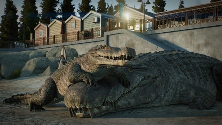 Jurassic World Evolution 3: Crocodilia Coast Steam Key screenshot from the video game thumbnail 9
