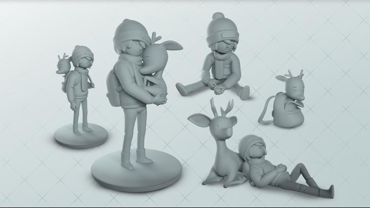 Deer & Boy - The Art of Deer & Boy Steam Key screenshot from the video game thumbnail 3
