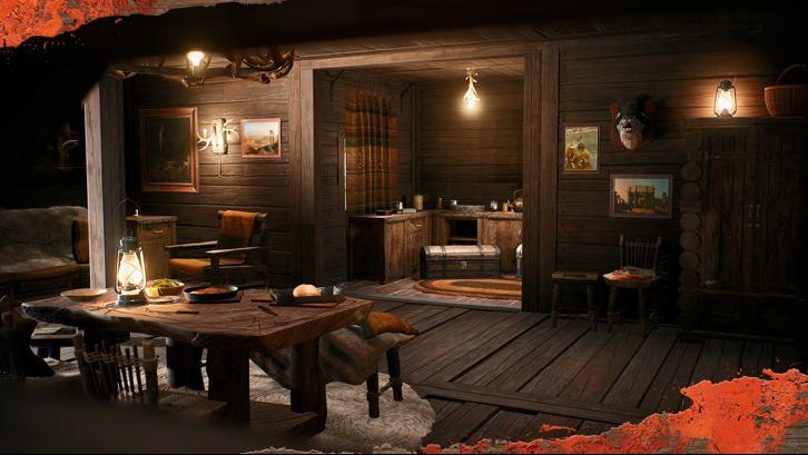 SCUM Woodland Furniture Pack Steam Key screenshot from the video game thumbnail 3