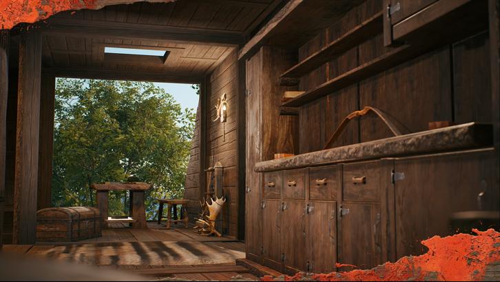 SCUM Woodland Furniture Pack Steam Key screenshot from the video game thumbnail 5