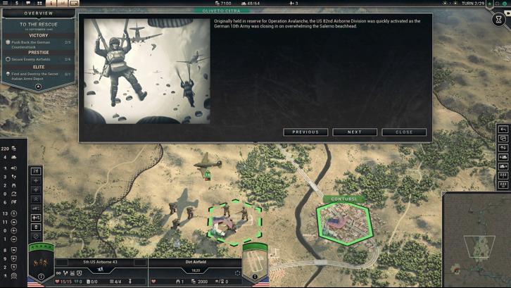 Panzer Corps 2: Elite - All American Steam Key screenshot from the video game thumbnail 2