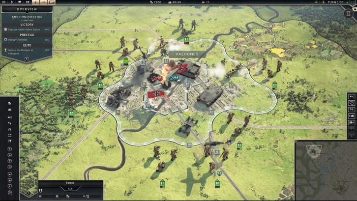 Panzer Corps 2: Elite - All American Steam Key screenshot from the video game thumbnail 3