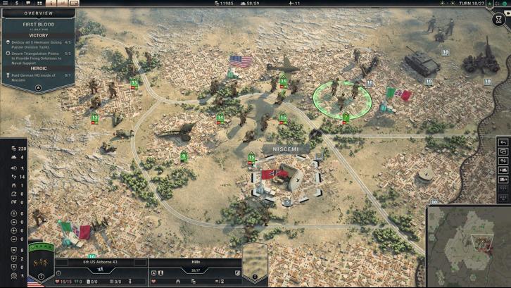 Panzer Corps 2: Elite - All American Steam Key screenshot from the video game thumbnail 5