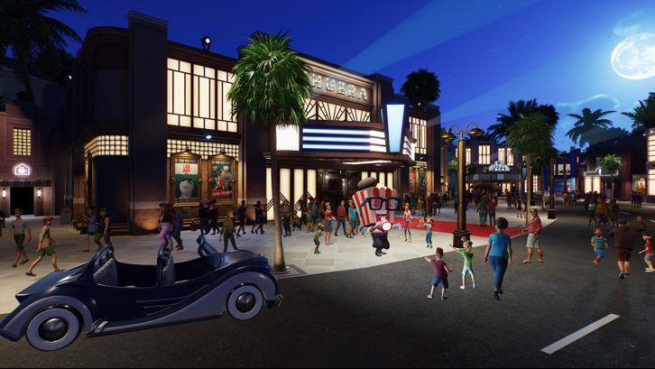 Planet Coaster 2: Silver Screen Pack Steam Key screenshot from the video game thumbnail 6