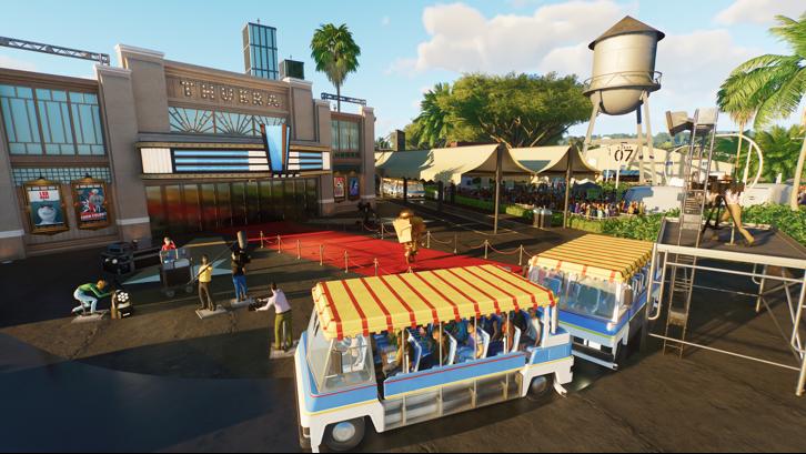 Planet Coaster 2: Silver Screen Pack Steam Key screenshot from the video game thumbnail 7