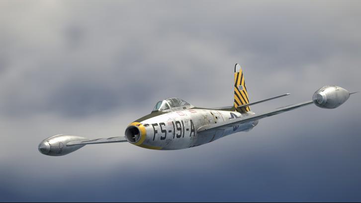 Korea. IL2 Series: F-84E Thunderjet Collectors Plane Steam Key screenshot from the video game thumbnail 2