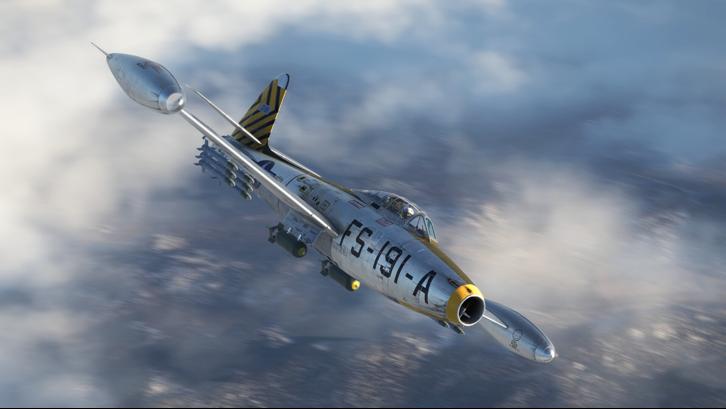Korea. IL2 Series: F-84E Thunderjet Collectors Plane Steam Key screenshot from the video game thumbnail 6