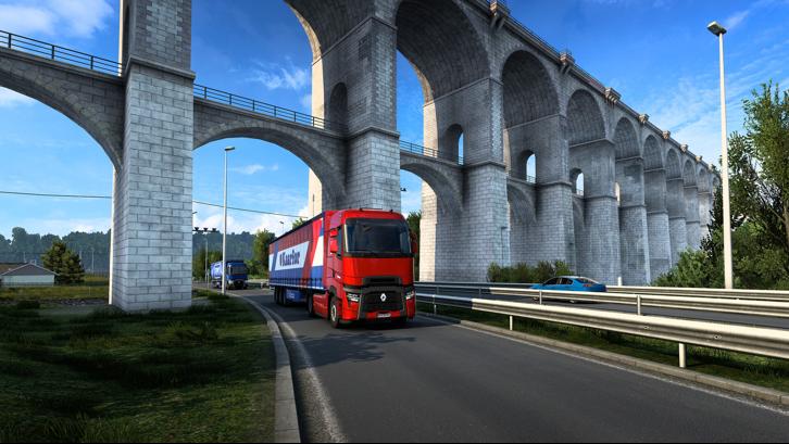 Euro Truck Simulator 2 - Vive la France ! Steam Key screenshot from the video game thumbnail 2