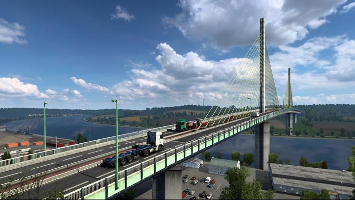 Euro Truck Simulator 2 - Vive la France ! Steam Key screenshot from the video game thumbnail 3
