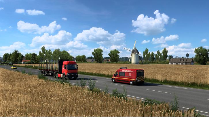 Euro Truck Simulator 2 - Vive la France ! Steam Key screenshot from the video game thumbnail 5