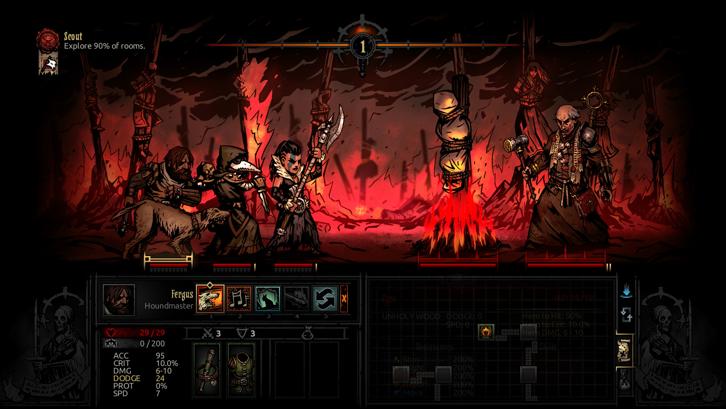 Darkest Dungeon®: The Crimson Court Steam Key screenshot from the video game thumbnail 3