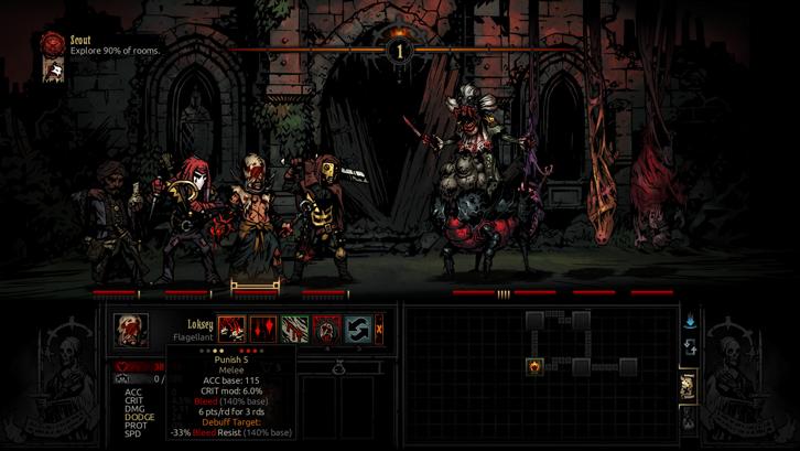 Darkest Dungeon®: The Crimson Court Steam Key screenshot from the video game thumbnail 4