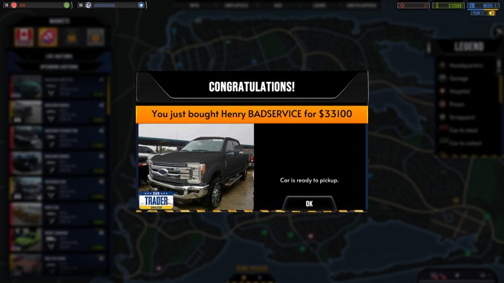 Car Trader Simulator Steam Key screenshot from the video game thumbnail 3