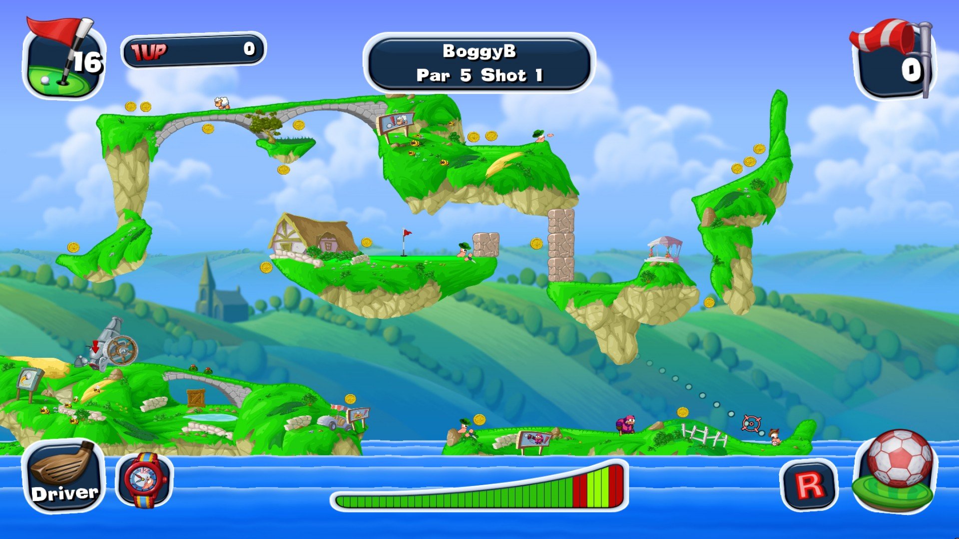 worms crazy golf no sound steam