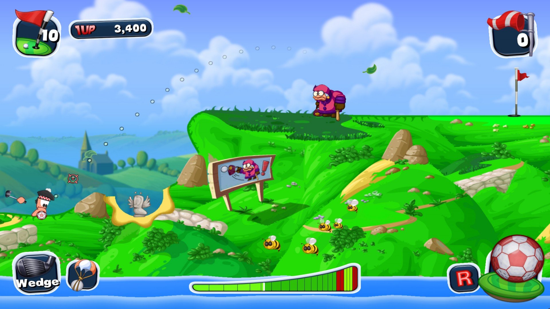 Worms Crazy Golf image