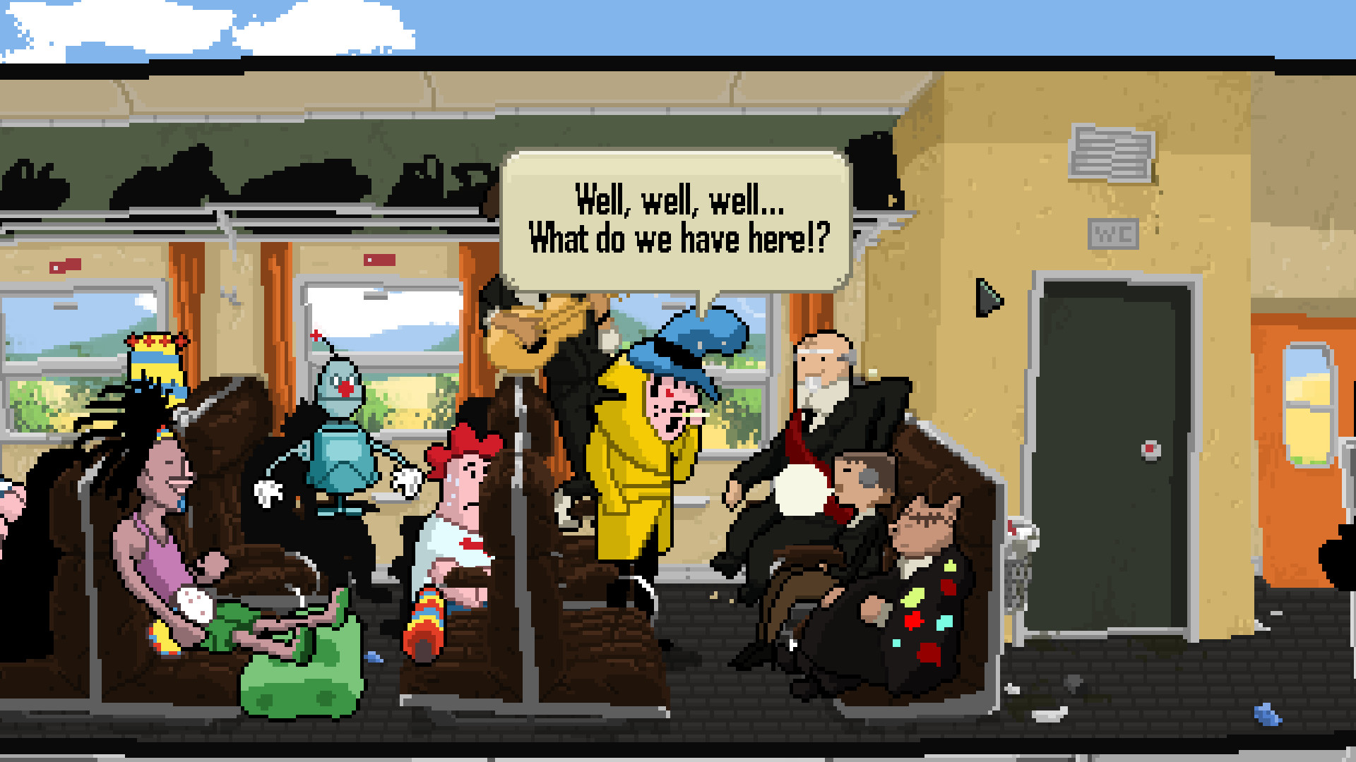 Detective Case and Clown Bot in: The Express Killer + Bonus image