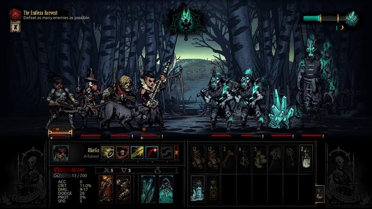 Darkest Dungeon: The Color of Madness Steam Key screenshot from the video game thumbnail 3