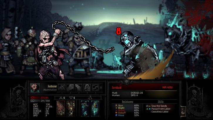 Darkest Dungeon: The Color of Madness Steam Key screenshot from the video game thumbnail 4