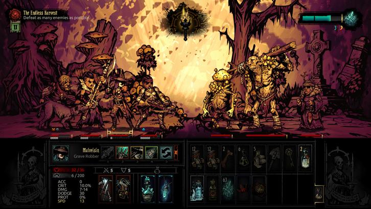 Darkest Dungeon: The Color of Madness Steam Key screenshot from the video game thumbnail 6