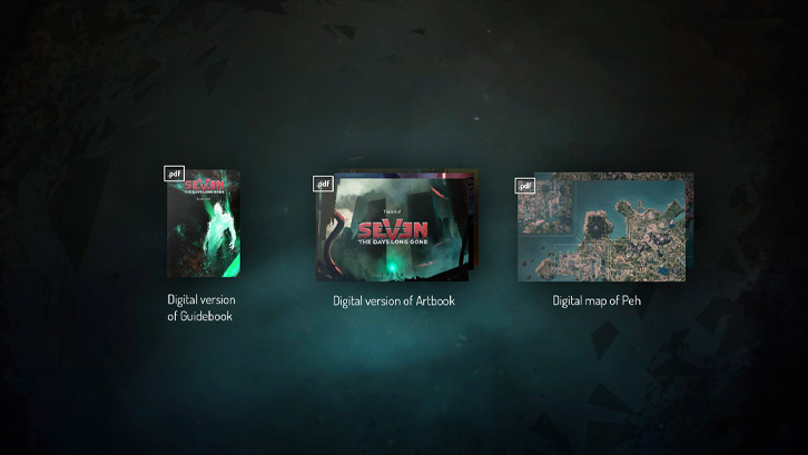 Seven: Enhanced Edition - Artbook, Guidebook and Map image