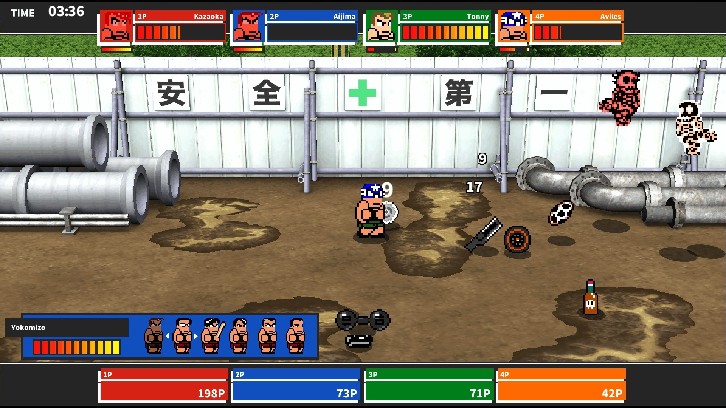 River City Melee Mach!! Steam Key screenshot from the video game thumbnail 3