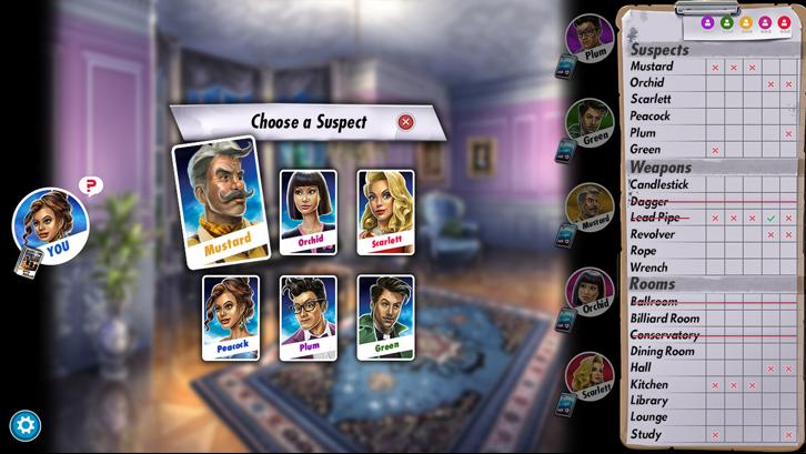 Clue/Cluedo: Classic Edition Steam Key screenshot from the video game thumbnail 2