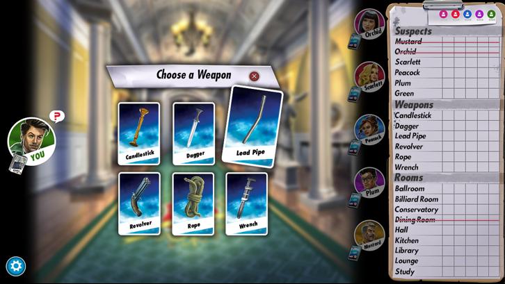 Clue/Cluedo: Classic Edition Steam Key screenshot from the video game thumbnail 4